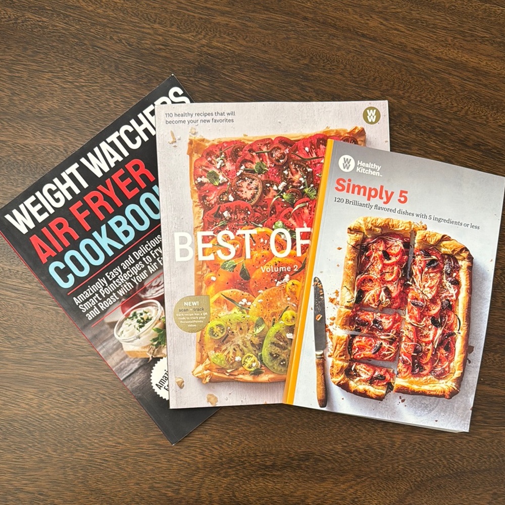 Weight Watchers 3-Cookbook Bundle – Best of WW Vol. 2, Air Fryer, & Simply 5